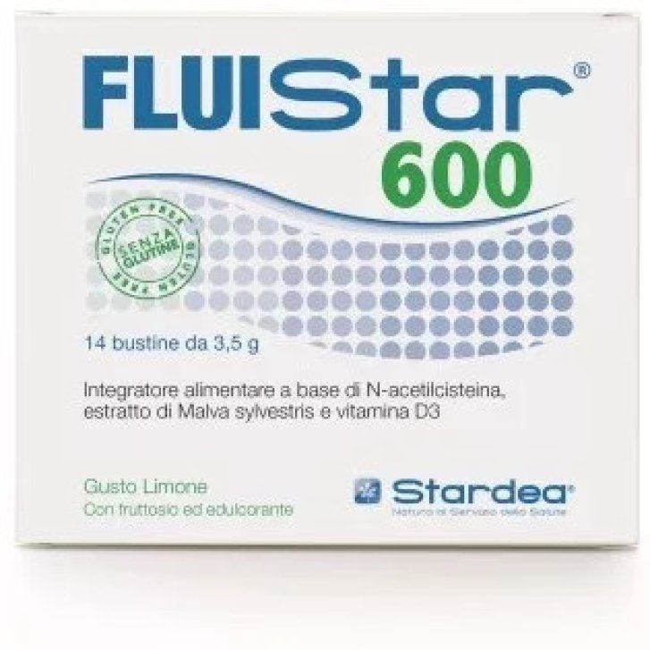 Fluistar 600 Integratore per Vie Respiratorie 14 Bustine - Stardea