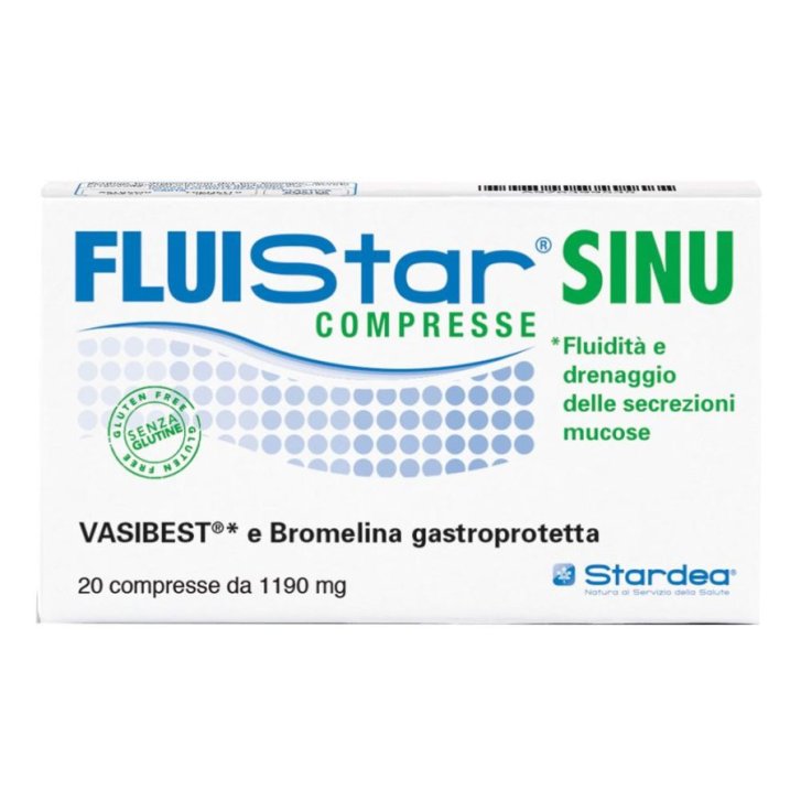 Fluistar Sinu Integratore per Vie Aeree e Microcircolo 20 Compresse - Stardea