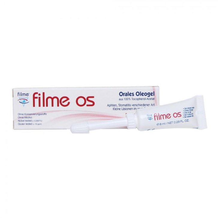 Filme Os Afte Gel Oleoso Orale Dispositivo Medico per Lesioni della Bocca 8 ml - Hulka