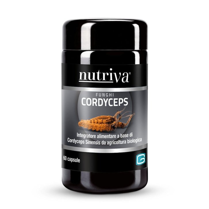Nutriva Cordyceps Bio Integratore per Difese Immunitarie 60 Capsule Veg - Nutriva