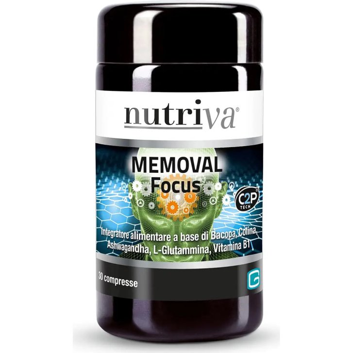 Memoval Focus Nutriva Integratore per Memoria e Concentrazione 30 Compresse - Nutriva