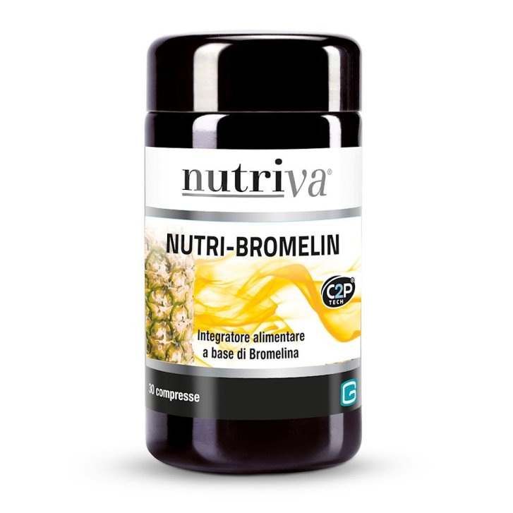 Nutriva Nutri Bromelin Integratore Bromelina 30 Compresse - Nutriva