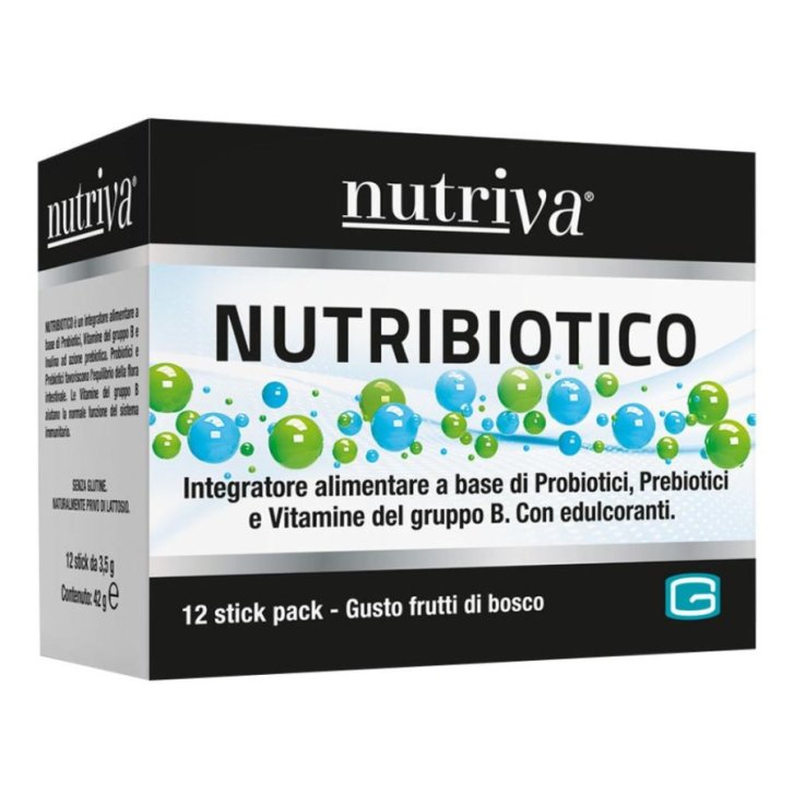 Nutribiotico Integratore per Intestino e Sistema Immunitario 12 Stick - Nutriva