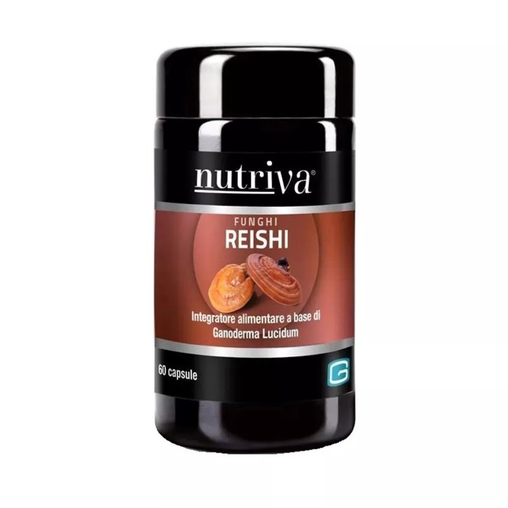 Nutriva Reishi Integratore per Difese Immunitarie 60 Capsule