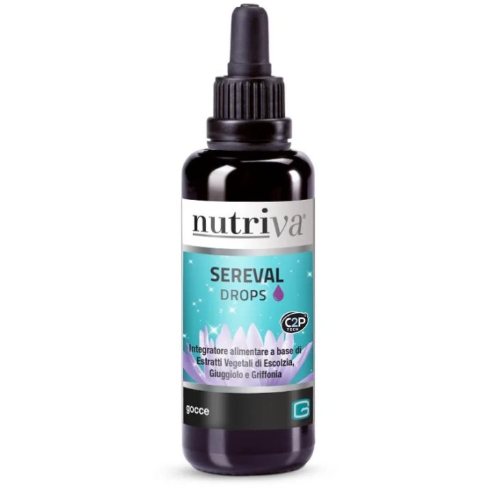 Sereval Nutriva Drops Integratore Rilassamento e Umore 50ml - Nutriva