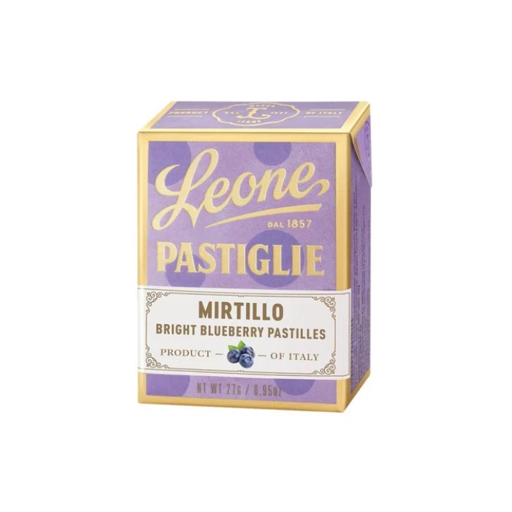 Pastiglie al Mirtillo Caramelle Vegane Senza Glutine 27g - Leone