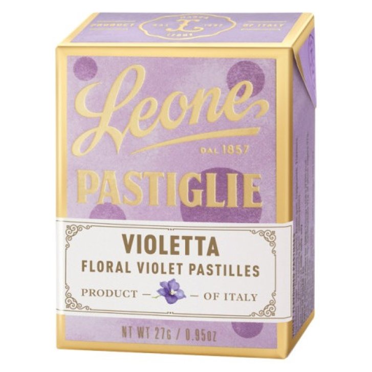 Pastiglie Violetta Caramelle Vegane Senza Glutine 27g - Leone