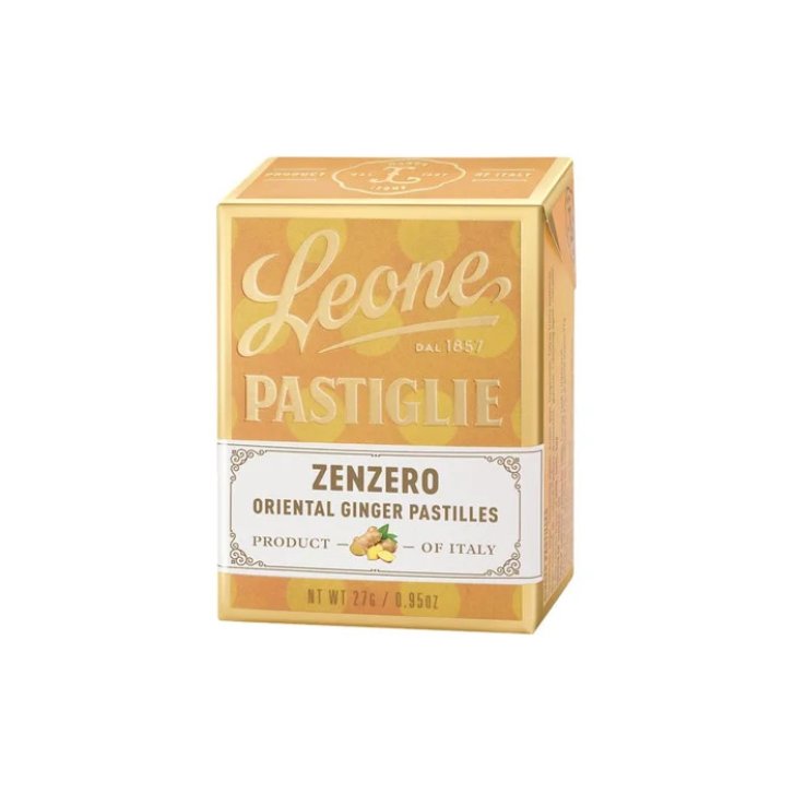 Pastiglie Zenzero Caramelle Vegane Senza Glutine 27g - Leone