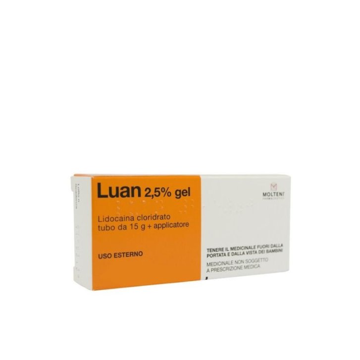 Luan Gel Anestetico Locale Lidocaina 2,5% per Manovre Endouretrali 15g con Applicatore - Molteni Farmaceutici