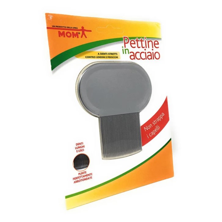 MOM Pettine in Acciaio Rimozione Pidocchi Lendini e Uova - MOM MOM Pettine in Acciaio Rimozione Pidocchi Lendini e Uova - MOM