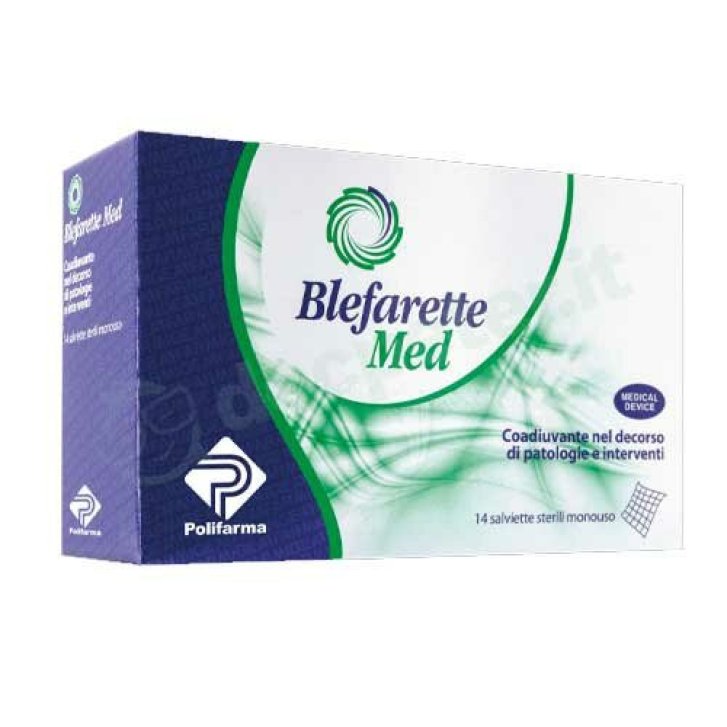 Blefarette Med Salviette Oculari Medicate Igiene Perioculare Monouso 14 Pezzi - Blefarette