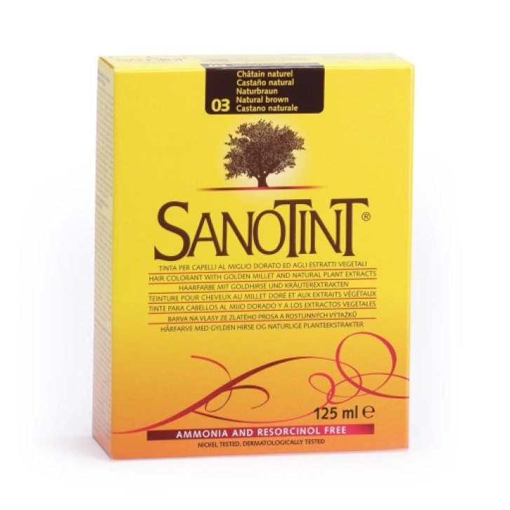 Sanotint Classic 03 Tintura per Capelli Castano Naturale senza Ammoniaca 125 ml - Sanotint