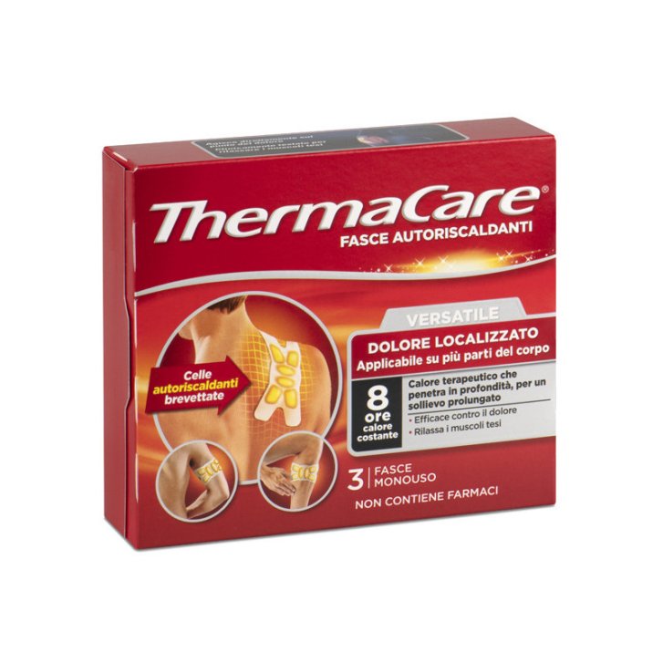 ThermaCare Versatile Fasce Autoriscaldanti Dolori Muscolari e Articolari 3 Pezzi - ThermaCare