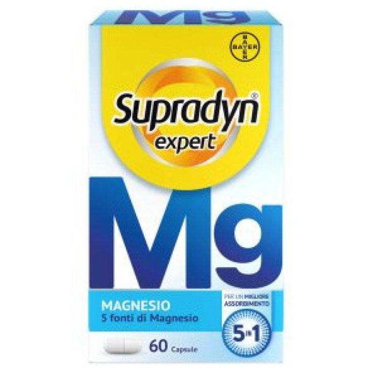 Supradyn Expert Magnesio Integratore per Muscoli e Sistema Nervoso 60 Capsule - Supradyn