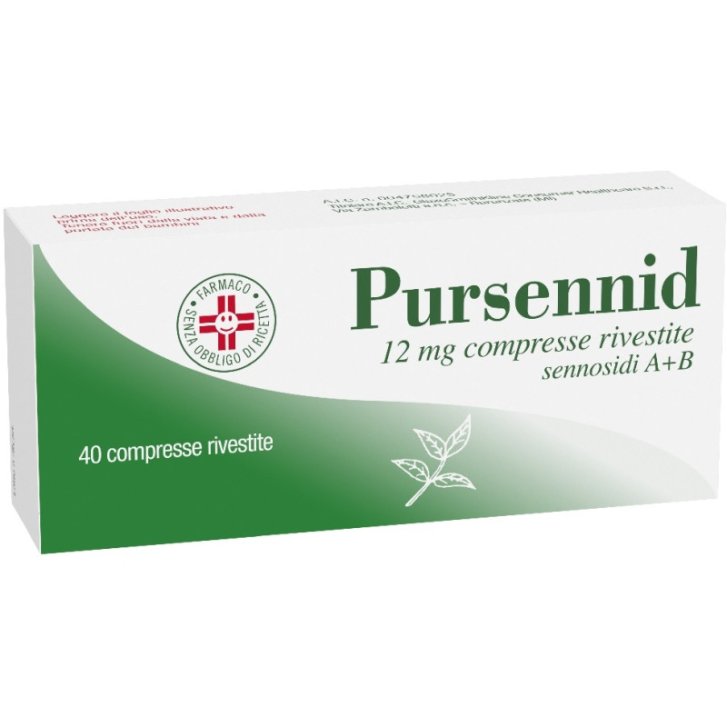 Pursennid Farmaco per Stitichezza con Sennosidi A e B 40 Compresse Rivestite 12mg - Pursennid