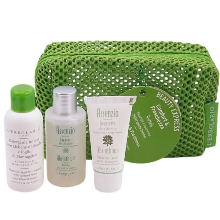 Beauty Express Comfort & Freschezza Kit da Viaggio Bagnogel Deocrema Detergente Intimo 3 Pezzi - L\'Erbolario