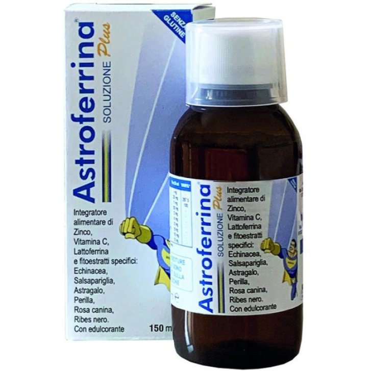 Astroferrina Soluzione Plus Integratore Difese Immunitarie con Zinco Vitamina C e Lattoferrina 150ml - BIODELTA Astroferrina Soluzione Plus Integratore Difese Immunitarie con Zinco Vitamina C e Lattoferrina 150ml - BIODELTA