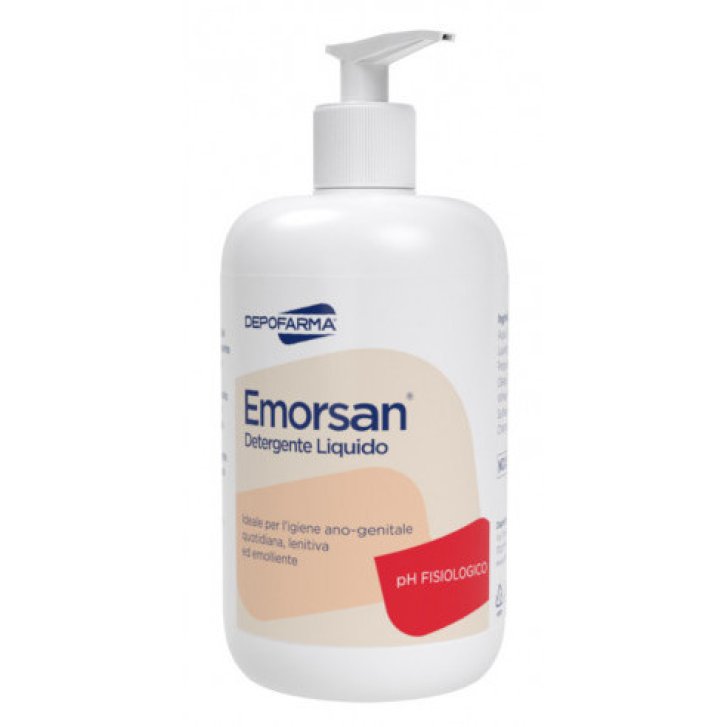 Emorsan Detergente Liquido Igiene Ano-Genitale con Vitamina E Elicriso e Camomilla 500ml - Depofarma