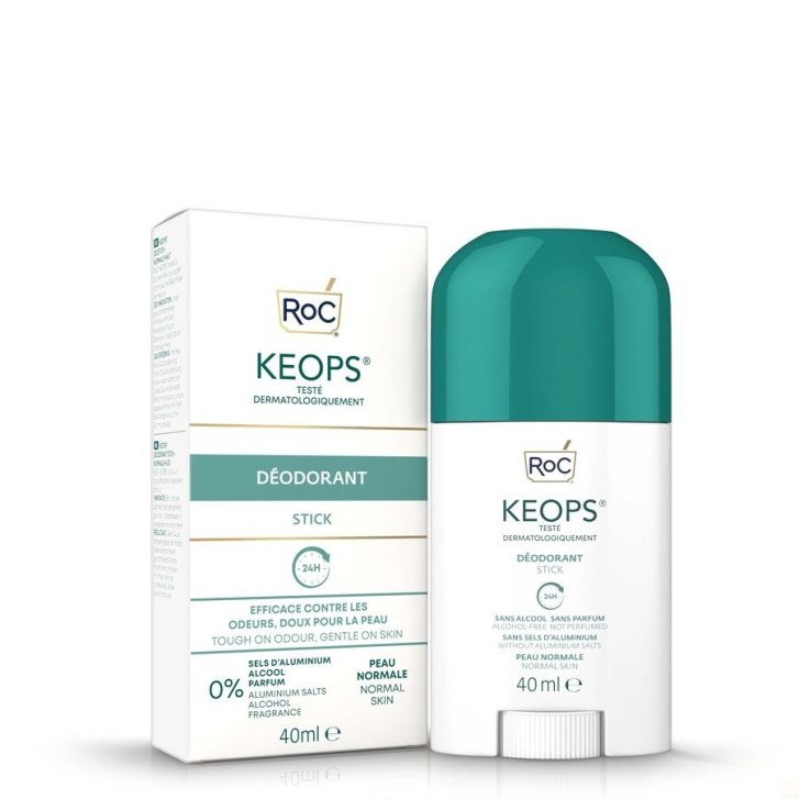 Keops Deodorante Stick Senza Alcool e Profumo Efficacia 24h 40ml - RoC