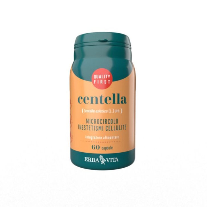 Centella Integratore Microcircolo e Cellulite 60 Capsule - Erba Vita