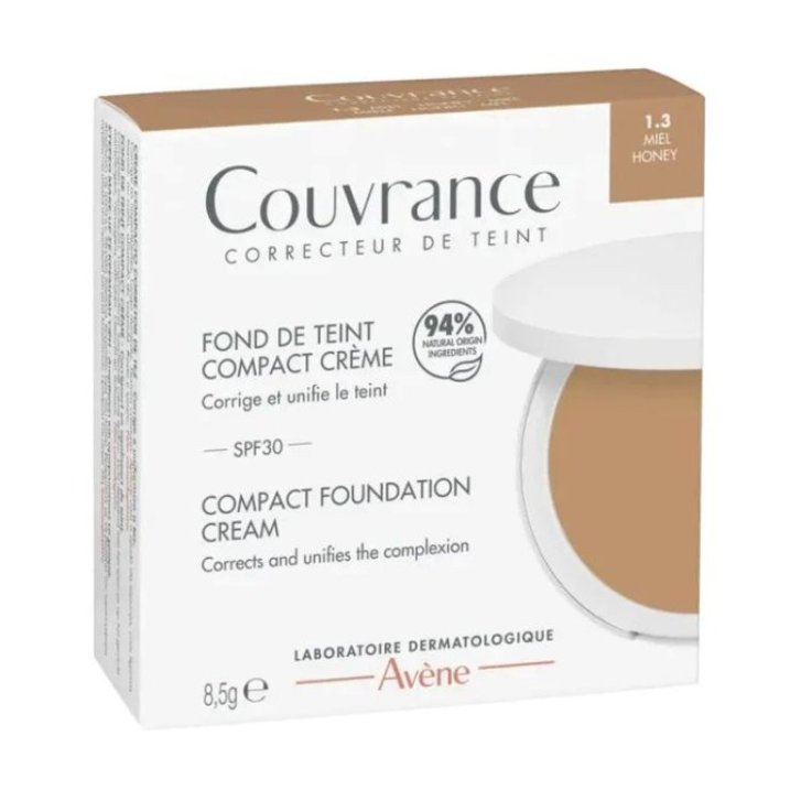 Couvrance Fondotinta Compatto in Crema Colore Miele 8,5g - Avene