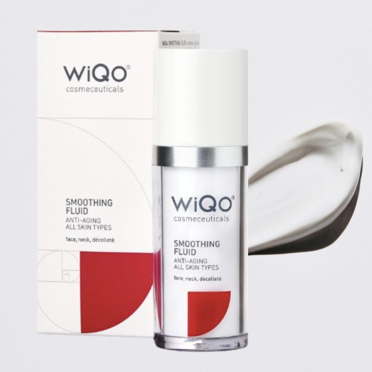 Wiqo Fluido Levigante Antietà Viso con Acido Glicolico per Tutti i Tipi di Pelle 30ml - Wiqo