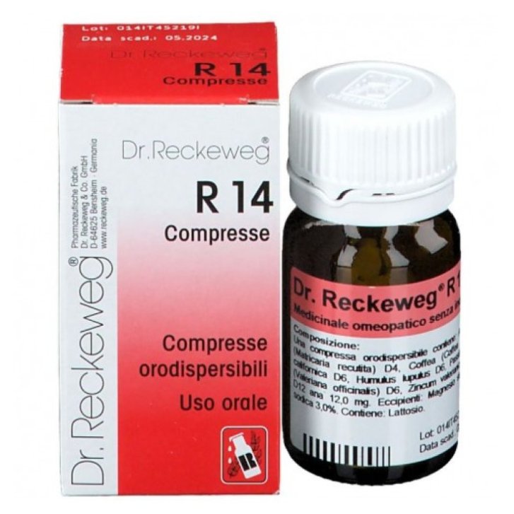 Dr. Reckeweg R14 Rimedio Omeopatico Insonnia e Irrequietezza 100 Compresse Orodispersibili - Dr. Reckeweg