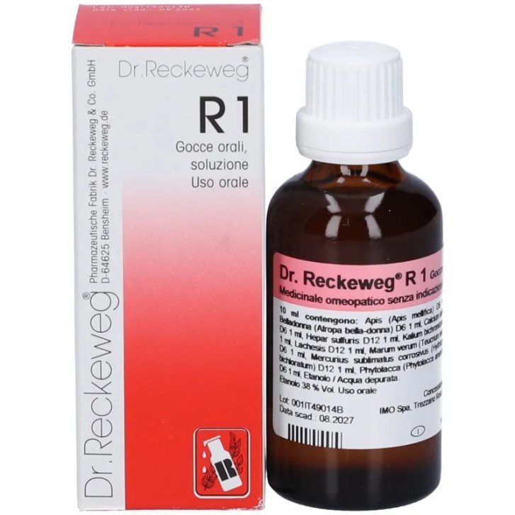 Reckeweg R1 Rimedio Omeopatico Antinfiammatorio e Antinfettivo Gocce Orali 50ml - Dr. Reckeweg
