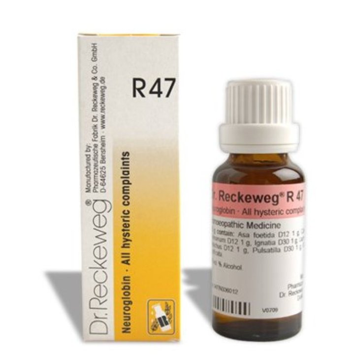 Reckeweg R47 Medicinale Omeopatico Gocce per Nervosismo e Irritazione 22ml - Dr. Reckeweg