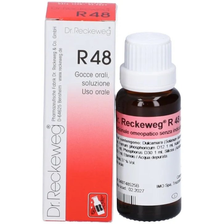 Reckeweg R48 Gocce Omeopatiche Vie Respiratorie Superiori 22 ml - Dr. Reckeweg