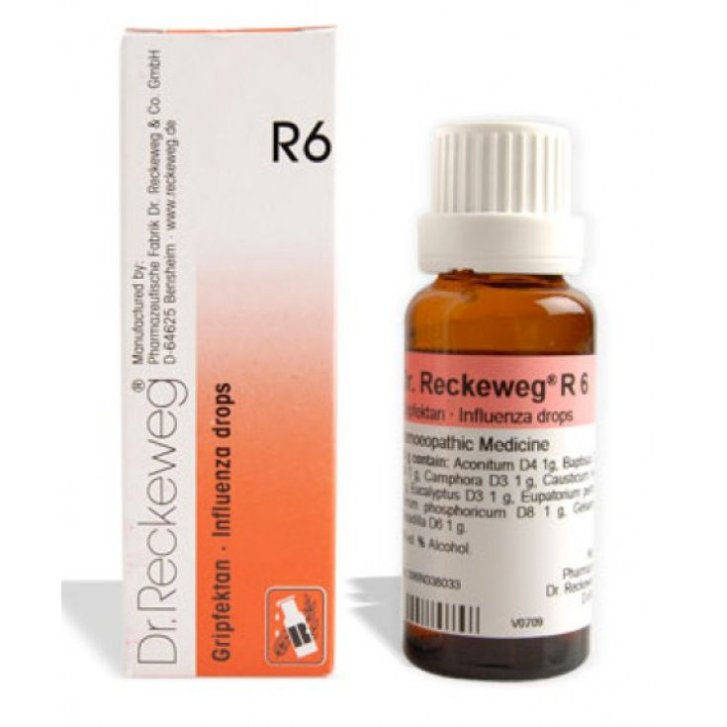 Reckeweg R6 Rimedio Omeopatico Antinfluenzale Gocce 50ml - Dr. Reckeweg
