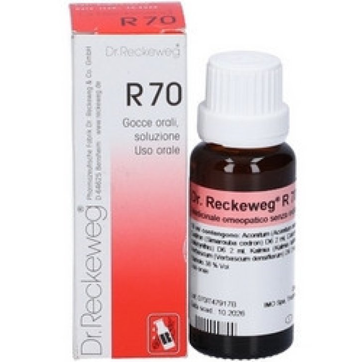Reckeweg R70 Medicinale Omeopatico Gocce Orali Antinevralgico 22ml - Dr. Reckeweg