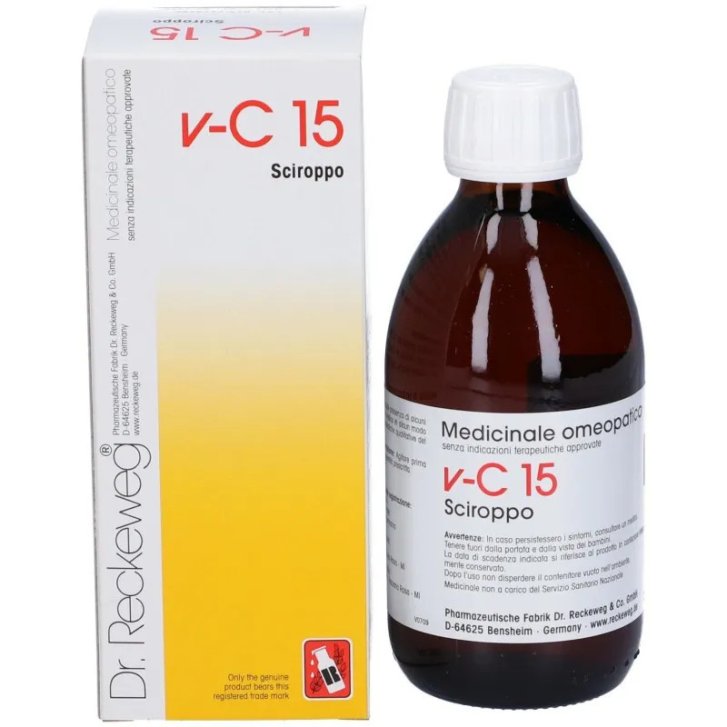 V-C 15 Sciroppo Omeopatico Neurosedativo e Neurotonico 250 ml - Dr. Reckeweg