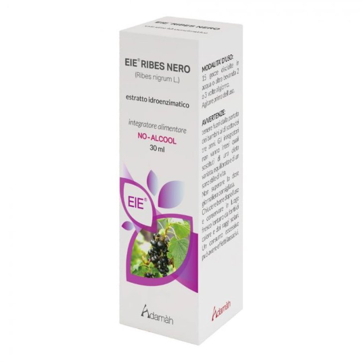 EIE Ribes Nero Integratore Drenante Vie Urinarie e Articolazioni Gocce 30 ml - Adamah