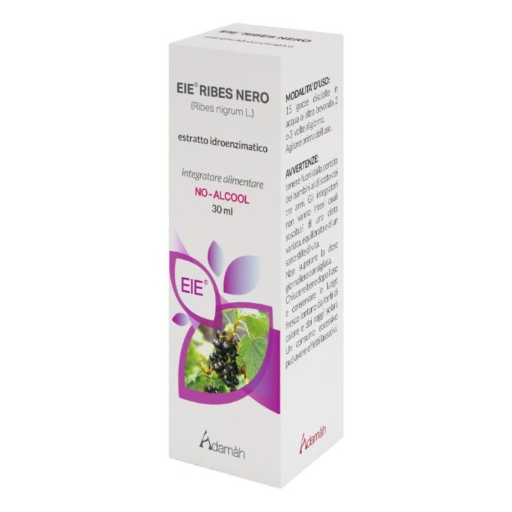 EIE Ribes Nero Integratore Estratto Idroenzimatico Drenante Gocce 60ml - Adamah