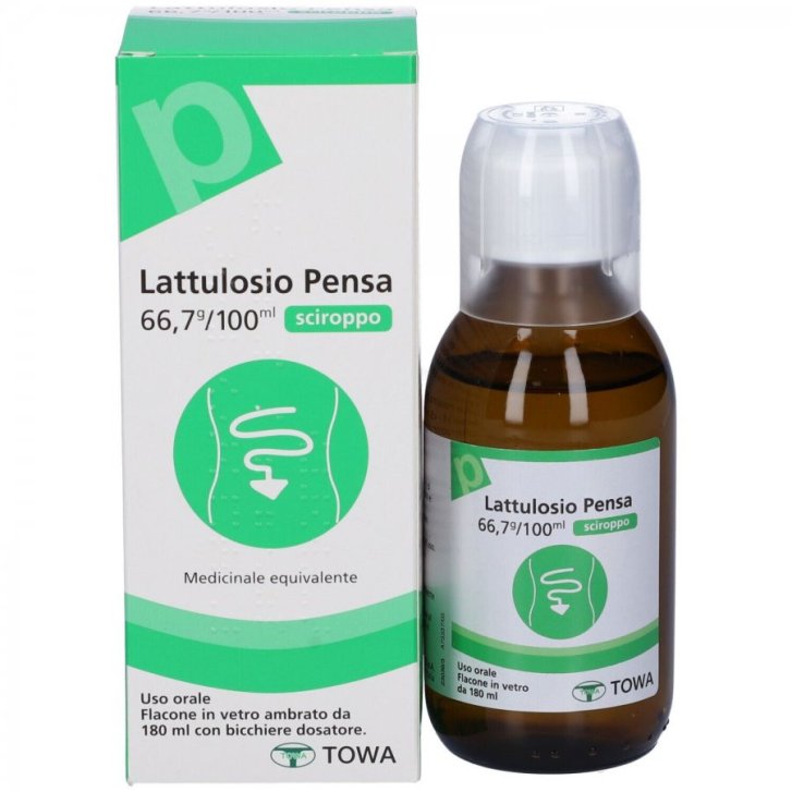 Lattulosio Sciroppo Lassativo per Stitichezza Occasionale 180ml - Pensa Pharma