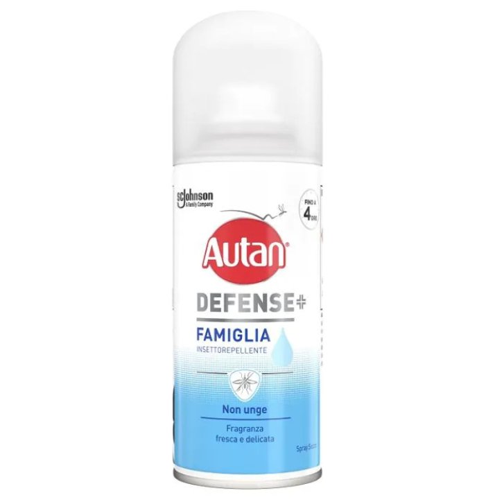 Autan Defense Famiglia Spray Repellente Antizanzare Protezione 4 Ore 100 ml - Autan