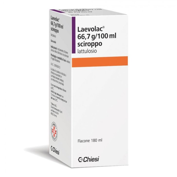 Laevolac Sciroppo Lassativo al Lattulosio per Stitichezza 66,7g/100ml 180ml - Chiesi