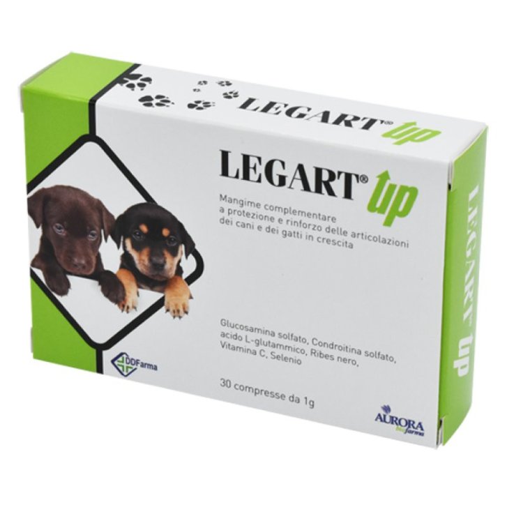Legart Up Mangime Complementare per Cani e Gatti Articolazioni con Glucosamina e Condroitina 60 Compresse - LEGART