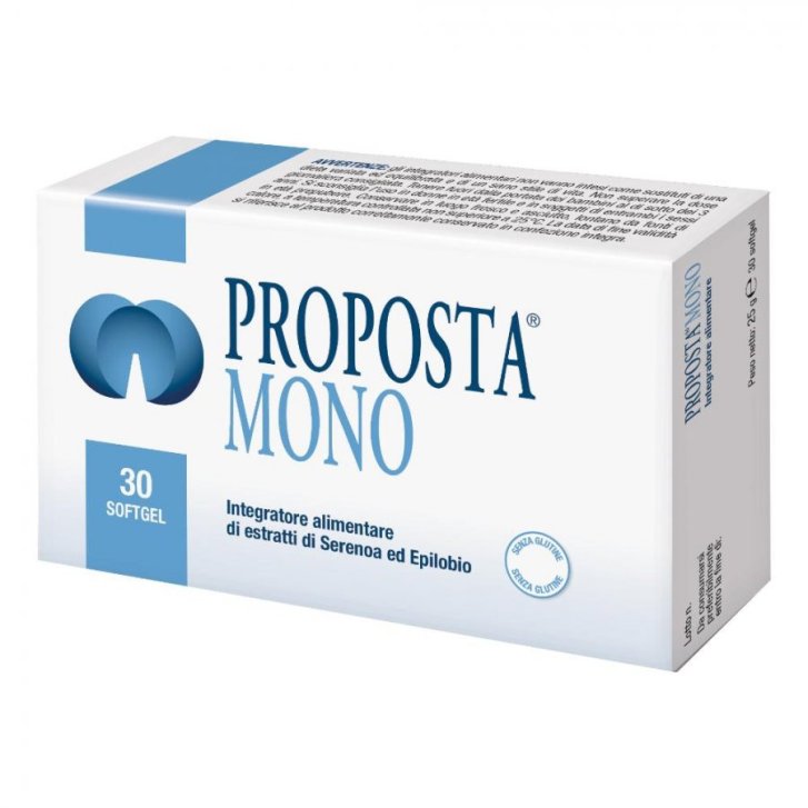 Proposta Mono Plus Integratore Prostata con Serenoa Repens Zinco e Selenio 30 Softgel - Natural Bradel