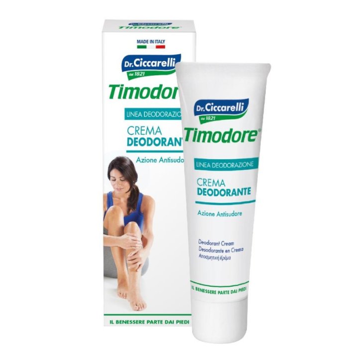Timodore Crema Deodorante per Piedi Antiodore con Timo e Trietilcitrato 50ml - Dottor Ciccarelli