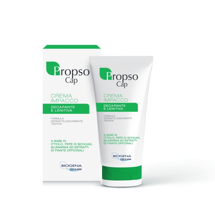Propso Cap Crema Impacco Cuoio Capelluto Desquamazione con Ittiolo e Silimarina 150ml - Biogena