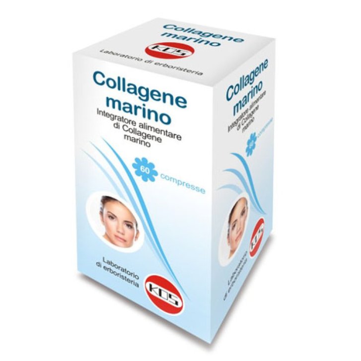 Collagene Marino Integratore con Vitamina C per la Pelle 60 Compresse - KOS