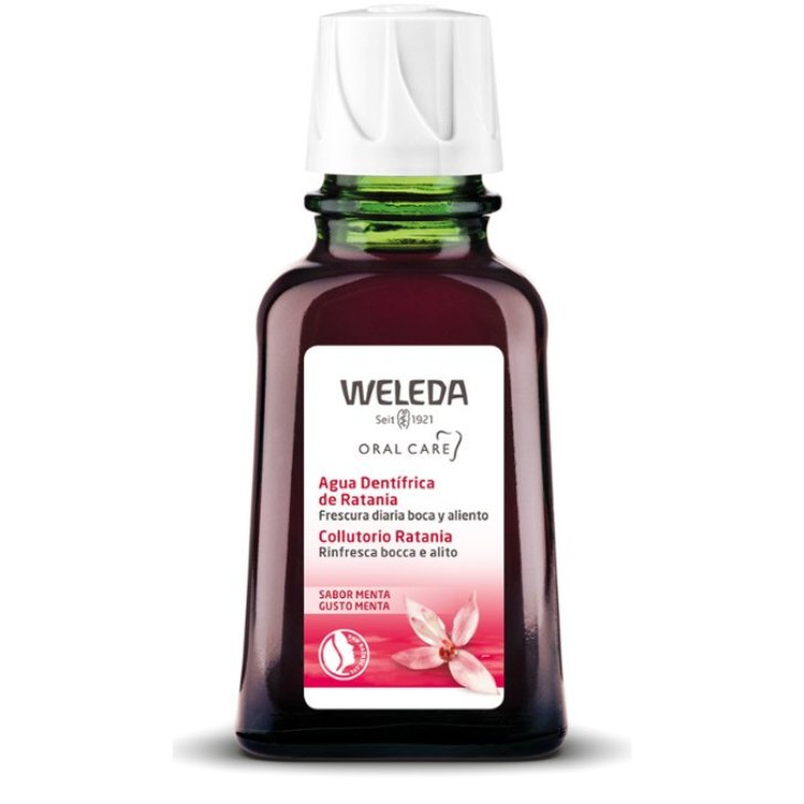 Collutorio Ratania Concentrato Igiene Orale con Mirra e Menta 50ml - Weleda
