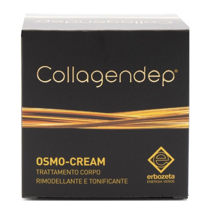 Collagendep Osmo Cream Crema Corpo Rimodellante e Tonificante con Salgemma Caffeina e Carnitina 200ml - Erbozeta