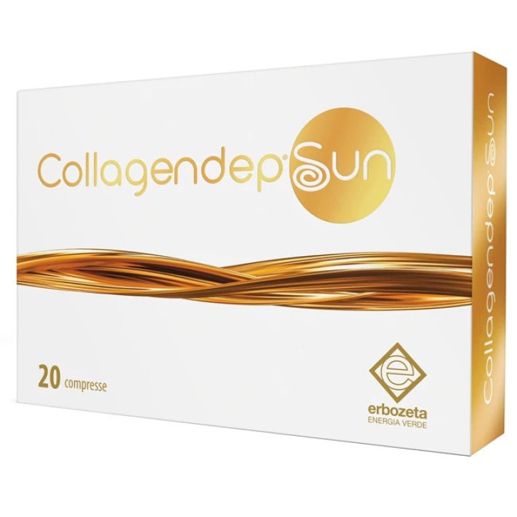 Collagendep Sun Integratore per la Pelle con Collagene VERISOL e Polypodium leucotomos 20 Compresse - Erbozeta