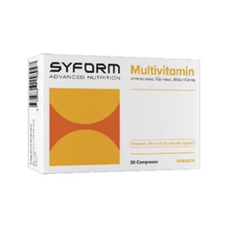 Multivitamin Integratore Vitamine Minerali e Antiossidanti Senza Glutine 30 Compresse - Syform
