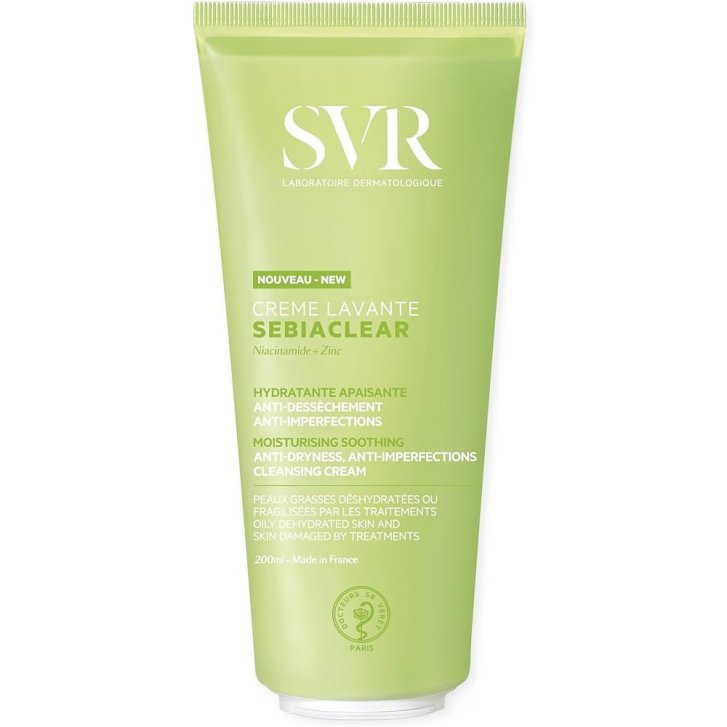 SVR Sebiaclear Crema Lavante Detergente Purificante Viso e Corpo Pelle Grassa 200ml - SVR