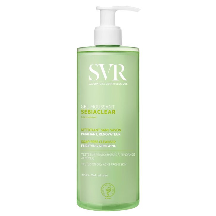Sebiaclear Gel Detergente Purificante Anti-Imperfezioni Pelli Grasse e Miste 400ml - SVR