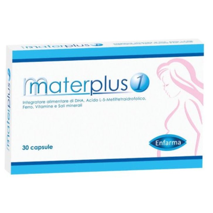 Materplus 1 Integratore DHA Ferro Vitamine e Sali Minerali Gravidanza e Allattamento 30 Capsule Molli - Enfarma